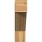 Ekena Millwork Traditional Block Rough Sawn Bracket, Western Red Cedar, 6"W x 22"D x 22"H BKT06X22X22TRA05RWR - alternate 4